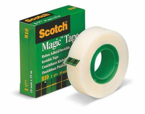 Ragasztószalag, 19 mm x 33 m, 3M SCOTCH Magic Tape 810 (LPM81019)