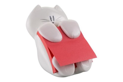 Jegyzettömb adagoló, Z, 3M POSTIT Cica, fehér (LPR330CAT)