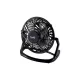 Asztali ventilátor, USB, 10 cm, HOME, fekete (LUSE057)