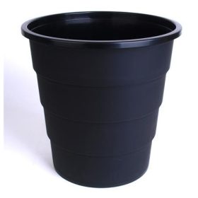 Papírkosár, 15 l, VICTORIA FACILITY, fekete (LVPK01)