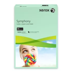   Másolópapír, színes, A4, 80 g, XEROX Symphony, zöld (közép) (LX93966)
