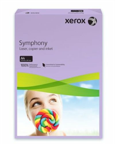 Másolópapír, színes, A4, 80 g, XEROX Symphony, lila (közép) (LX93969)