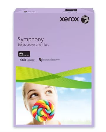 Másolópapír, színes, A4, 80 g, XEROX Symphony, lila (közép) (LX93969)