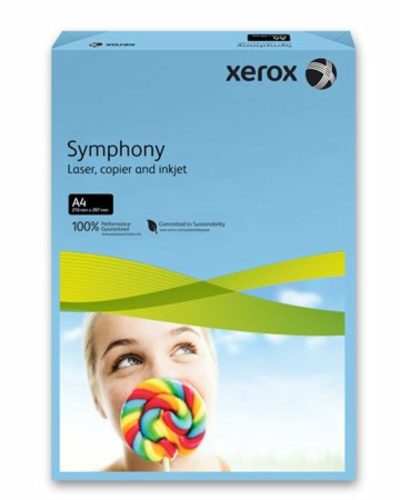 Másolópapír, színes, A4, 160 g, XEROX Symphony, sötétkék (intenzív) (LX94814)