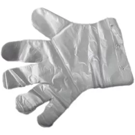 Fóliakesztyű, egyszer használatos, L méret (ME105)