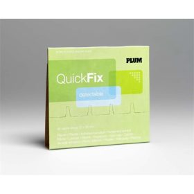   Sebtapasz utántöltő Quick Fix, 45 darabos, kék, fémszálas, PLUM (ME7073)