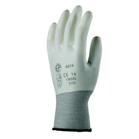   Szerelőkesztyű, tenyéren mártott 9-es méret, fehér (ME723)