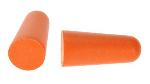 Füldugó, PU hab, 200 pár, narancssárga (MED155)