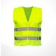Mellény, jól láthatósági, XL méret, Guarder, sárga (MED277)