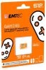 Memóriakártya, microSD, 512GB, UHS-I/U3/V30/A2, EMTEC Gaming (MEMSG512)