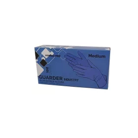   Védőkesztyű, egyszer használatos, nitril, S méret, 100 db, púder nélküli, kék (MER035)