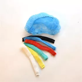 Egészségügyi hajháló, harmonika forma, sárga (MER059)