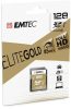 Memóriakártya, SDXC, 128GB, UHS-I/U1, 85/20 MB/s, EMTEC Elite Gold (MESD128GE)