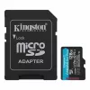 Memóriakártya, microSDXC, 128GB, C10/UHS-I/U3/V30/A2, Gen4, adapter, KINGSTON Canvas Go! Plus (MKMS128G4)
