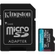 Memóriakártya, microSDXC, 256GB, C10/UHS-I/U3/V30/A2, Gen4, adapter, KINGSTON Canvas Go! Plus (MKMS256CG4)