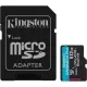 Memóriakártya, microSDXC, 512GB, C10/UHS-I/U3/V30/A2, Gen4, adapter, KINGSTON Canvas Go! Plus (MKMS512CG4)