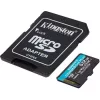 Memóriakártya, microSDXC, 512GB, C10/UHS-I/U3/V30/A2, Gen4, adapter, KINGSTON Canvas Go! Plus (MKMS512CG4)