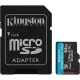 Memóriakártya, microSDXC, 64GB, C10/UHS-I/U3/V30/A2, Gen4, adapter, KINGSTON Canvas Go! Plus (MKMS64CG4)