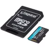 Memóriakártya, microSDXC, 64GB, C10/UHS-I/U3/V30/A2, Gen4, adapter, KINGSTON Canvas Go! Plus (MKMS64CG4)