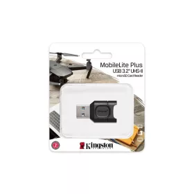   Kártyaolvasó, microSD kártyához, USB 3.2 Gen 1, KINGSTON MobileLite Plus (MKOMLPM)