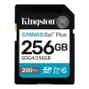 Memóriakártya, SDXC, 256GB, C10/UHS-I/U3/V30, Gen4,KINGSTON Canvas Go! Plus (MKS256CG4)