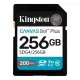 Memóriakártya, SDXC, 256GB, C10/UHS-I/U3/V30, Gen4,KINGSTON Canvas Go! Plus (MKS256CG4)