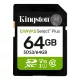 Memóriakártya, SDXC, 64GB, C10/UHS-I/U1/V10, Gen3, KINGSTON Canvas Select Plus (MKS64CS3)