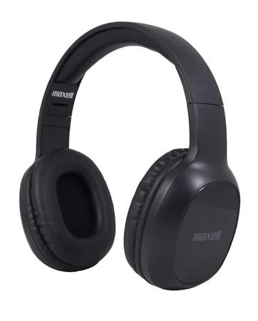 Fejhallgató, vezeték nélküli, Bluetooth 5.1, mikrofonnal, MAXELL Bass 13 BT, fekete (MXFBT13B)