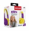Fejhallgató, gyerek méret, vezeték nélküli, Bluetooth, mikrofonnal, MAXELL HP-BT350, lila-sárga (MXFBT350LY)