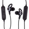 Fülhallgató, vezeték nélküli, Bluetooth 5.1, mikrofonnal, LED-es fülhallgató, MAXELL Halo, fekete (MXFBTHB)