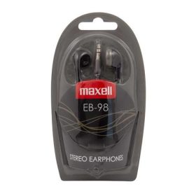 Fülhallgató, MAXELL Ear Buds 98, fekete (MXFEB98B)
