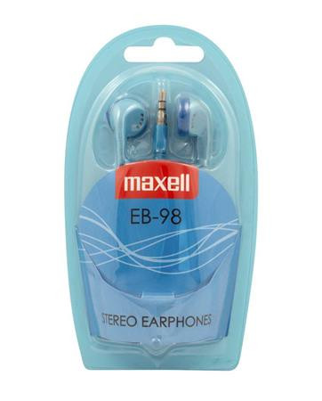 Fülhallgató, MAXELL Ear Buds 98, kék (MXFEB98BL)