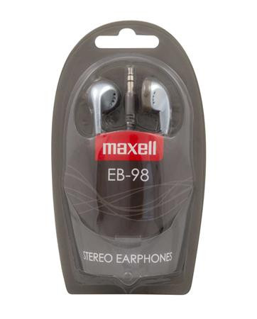 Fülhallgató, MAXELL Ear Buds 98, ezüst (MXFEB98S)