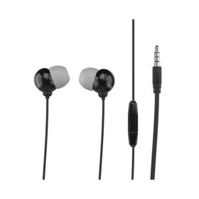 Fülhallgató, mikrofonnal, MAXELL Plugz, fekete (MXFMPB)