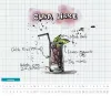 Naptár, asztali, havi, álló, mini, DAYLINER Cocktails (NACOFALCOU)