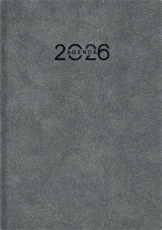 Naptár, tervező, A5, heti, DAYLINER Animal, Wolf-szürke (NANA5HWU)