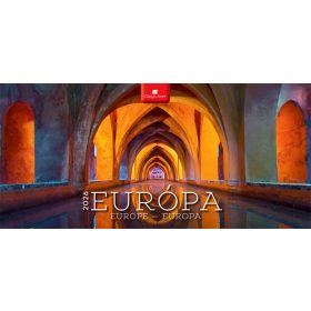 Naptár, asztali, álló, DAYLINER Európa (NAS4001U)