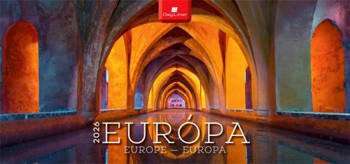 Naptár, asztali, álló, DAYLINER Európa (NAS4001U)