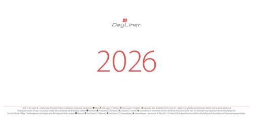 Naptár, asztali, álló, DAYLINER, Oktáv (NAS4401U)