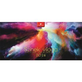   Naptár, asztali, álló, DAYLINER Színek világa (NAS5001U)