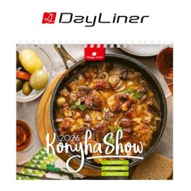   Naptár, asztali, álló, DAYLINER Konyha Show - Mindmegette (NAS5004U)