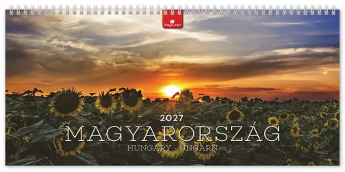Naptár, asztali, álló, DAYLINER Magyarország (NAS5009U)