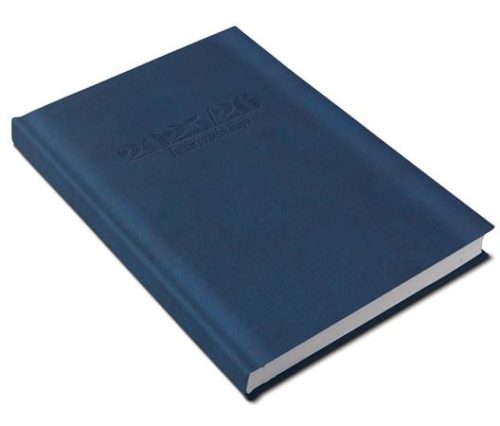 Tanári zsebkönyv, 2025/2026 tanév, A5, heti, REALSYSTEM, sötétkék (NAT53110425)