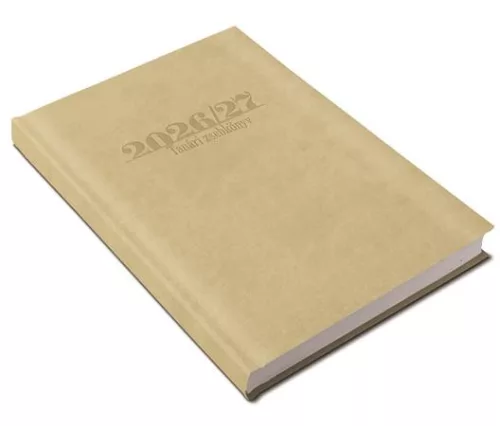 Tanári zsebkönyv, heti, 2026/2027 tanév, REALSYSTEM, drapp (NAT531130U)