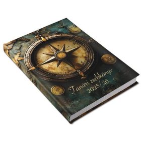   Tanári zsebkönyv, 2025/2026 tanév, A5, heti, REALSYSTEM, térkép (NAT53116425)