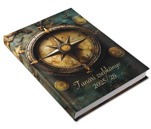 Tanári zsebkönyv, 2025/2026 tanév, A5, heti, REALSYSTEM, térkép (NAT53116425)