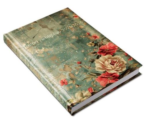 Tanári zsebkönyv, 2025/2026 tanév, A5, heti, REALSYSTEM, vintage (NAT53116625)