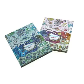   Színezd a napod barátság könyv, heti, 2026/2027 tanév, REALSYSTEM, lila (NAT531500U)