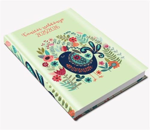 Tanítói zsebkönyv, A5, heti, 2025/2026 tanév, REALSYSTEM, madár (NAT53176325)