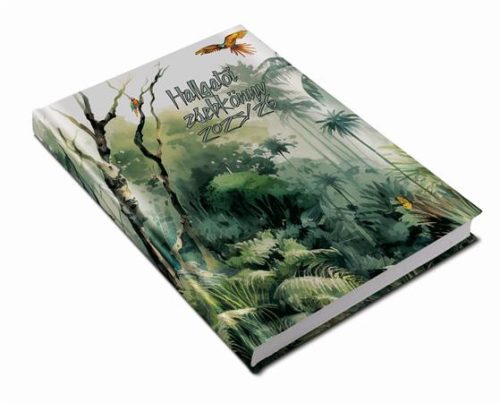 Hallgatói zsebkönyv, A5, heti, 2025/2026 tanév, REALSYSTEM, trópusi (NAT53196125)